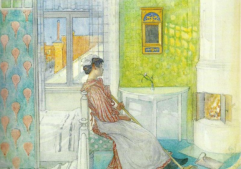 Carl Larsson martina-paus i stadningen